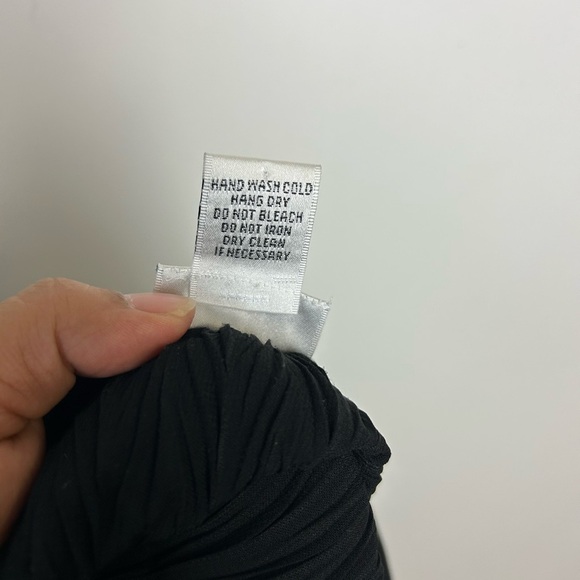 Vtg Y2K Nicola Long Sleeve Accordion Button Down Top Size L Academic Preppy - Picture 8 of 11